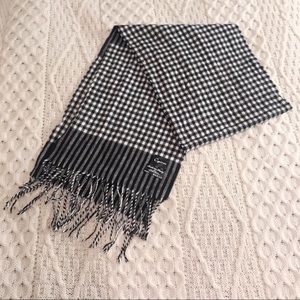 Cejon Black/White Scarf Made in Italy